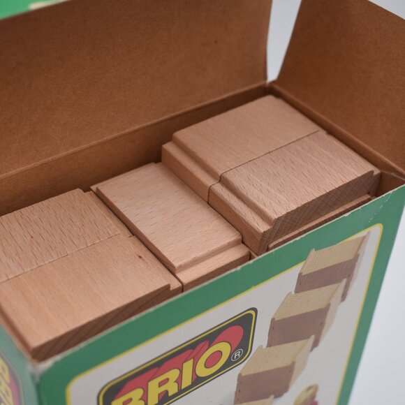 Brio Railway 33354 Wooden 60 Pieces Graded Supports Vintage Track Risers Thomas - Picture 4 of 7